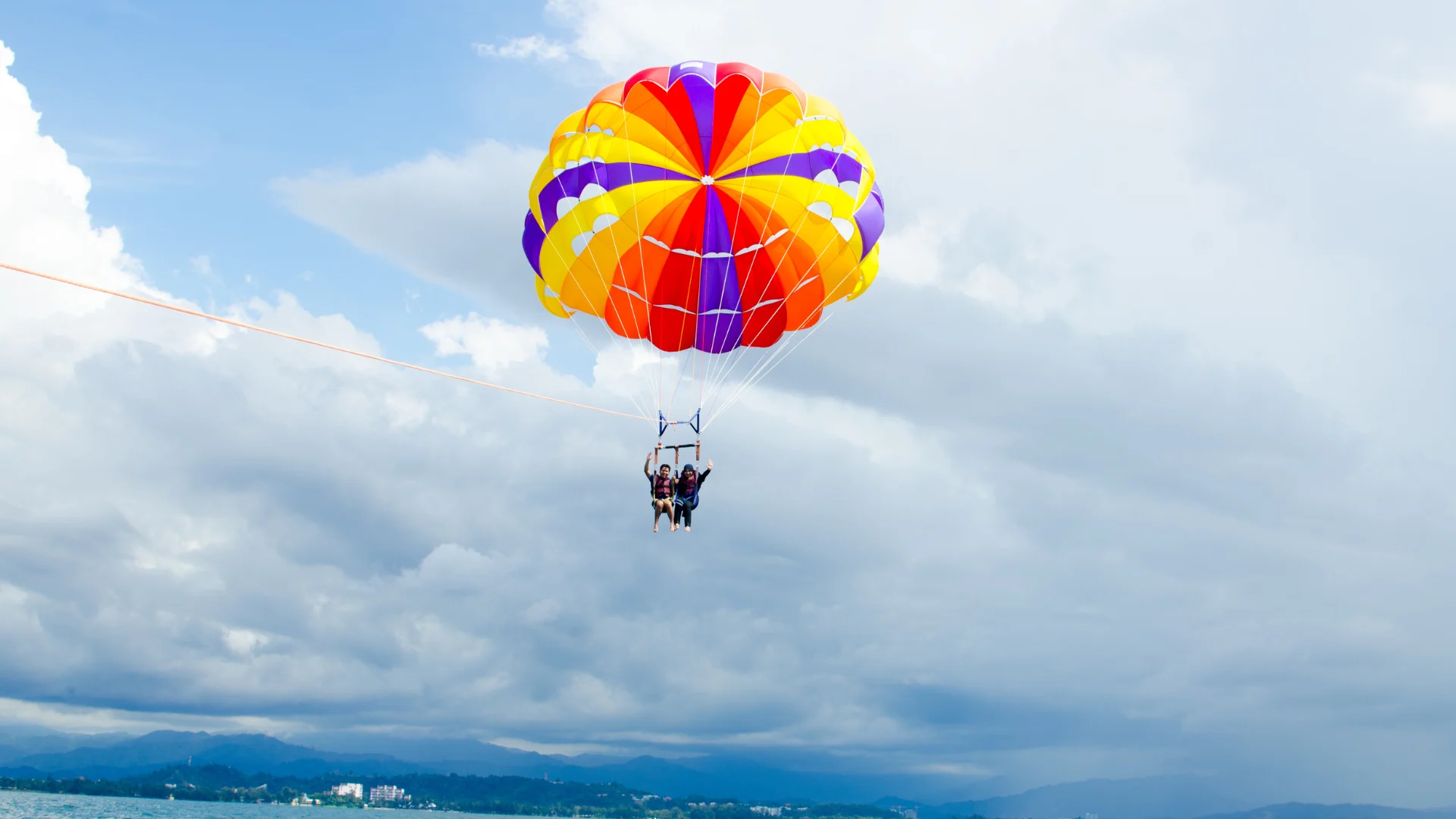 parasailing